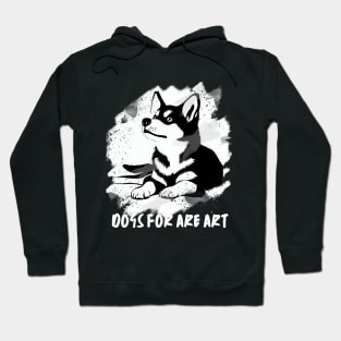 Dogs are art Hoodie